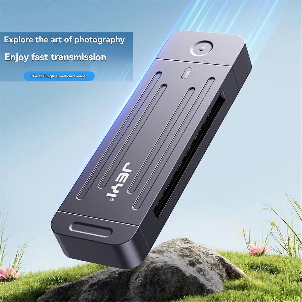 2.0 Card Reader for DSLR Camera, High-Speed Memory Adapter - Image 2