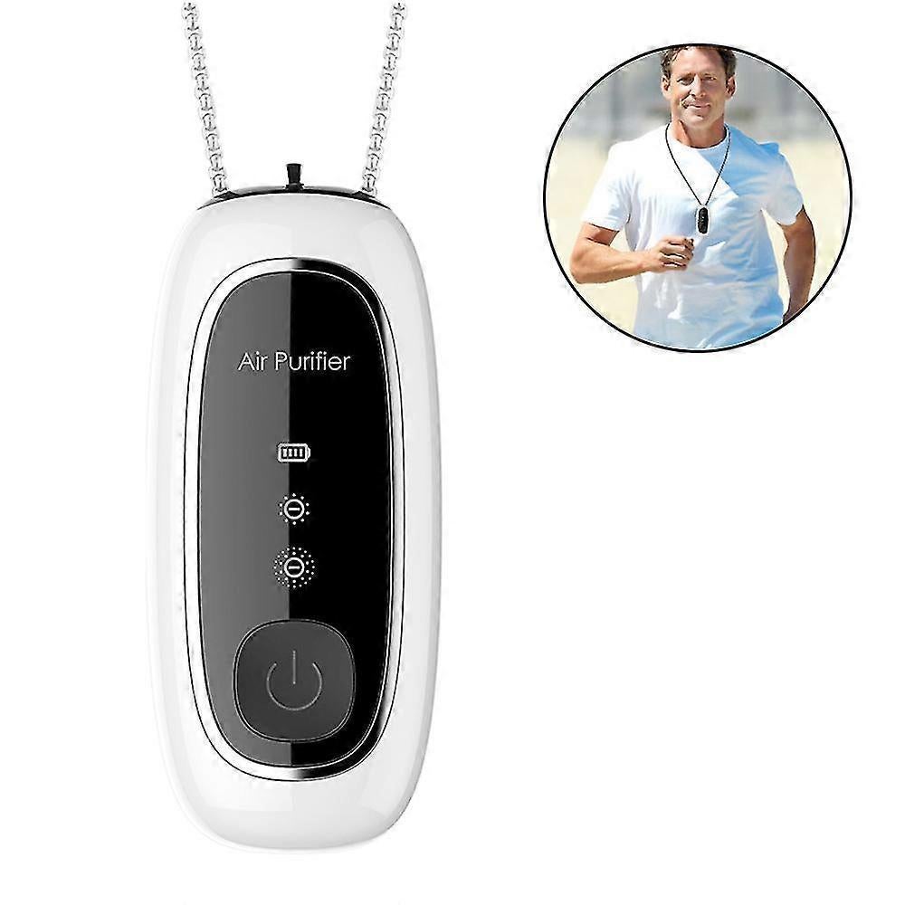 Portable Hanging Neck Air Purifier, Outdoor Personal Ionizer - Image 2