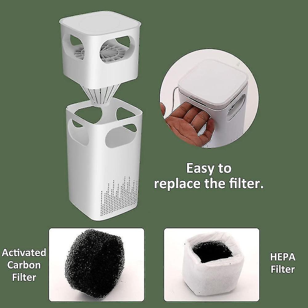 Mini Air Purifier for Bedroom & Car, Quiet Desktop Air Cleaner - Image 4