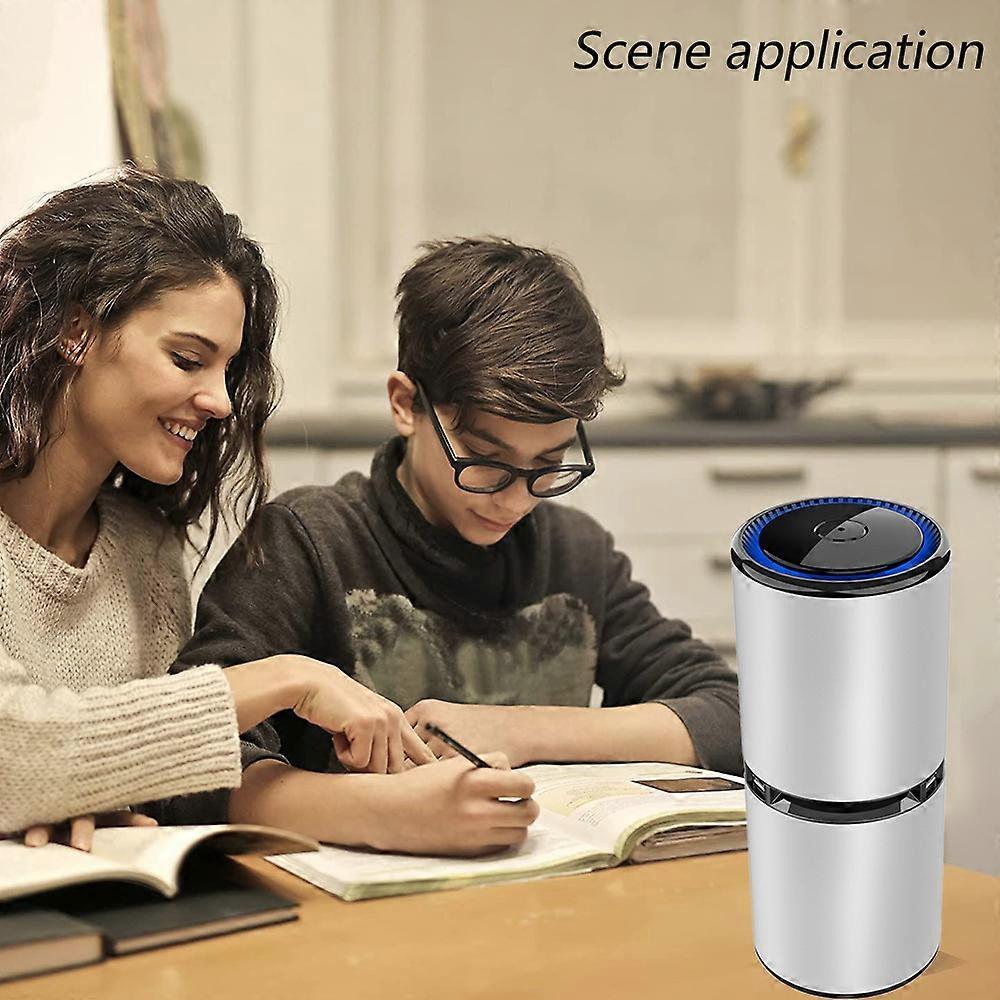 Portable Air Purifier for Car, Bedroom, Home, Compact Filter Cleaner - Image 3