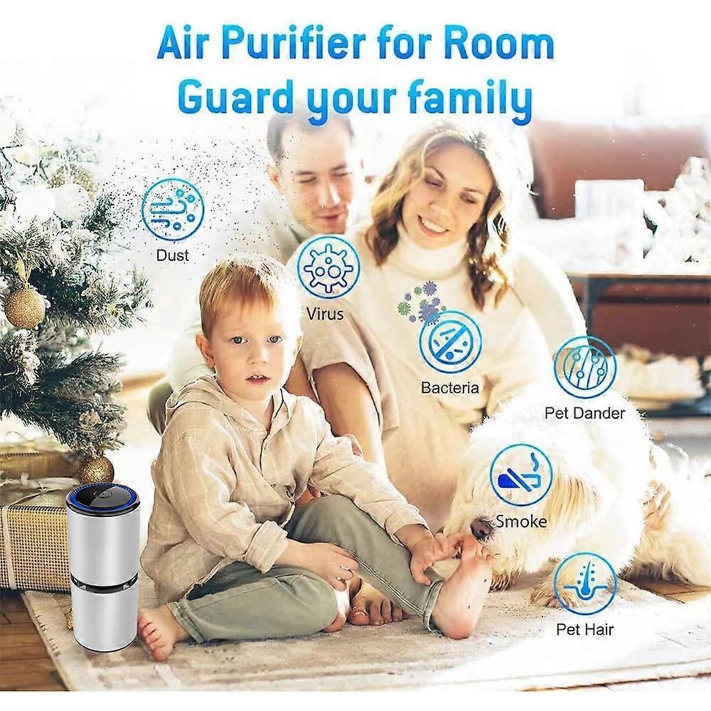 Portable Air Purifier for Car, Bedroom, Home, Compact Filter Cleaner - Image 5