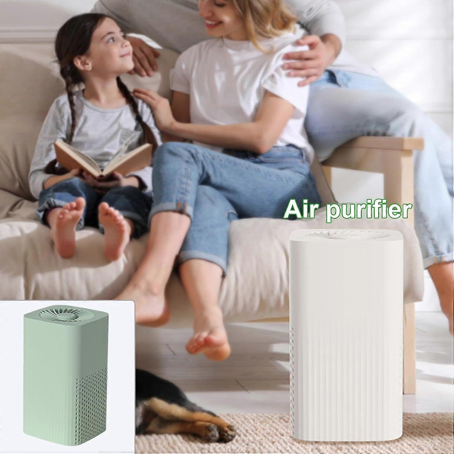 Small Air Purifier for Bedroom, Pets & Allergies, Desktop Portable Design - Image 2