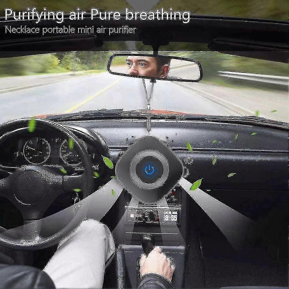 Wearable Air Purifier Necklace, Portable Home & Travel Ionizer - Image 4