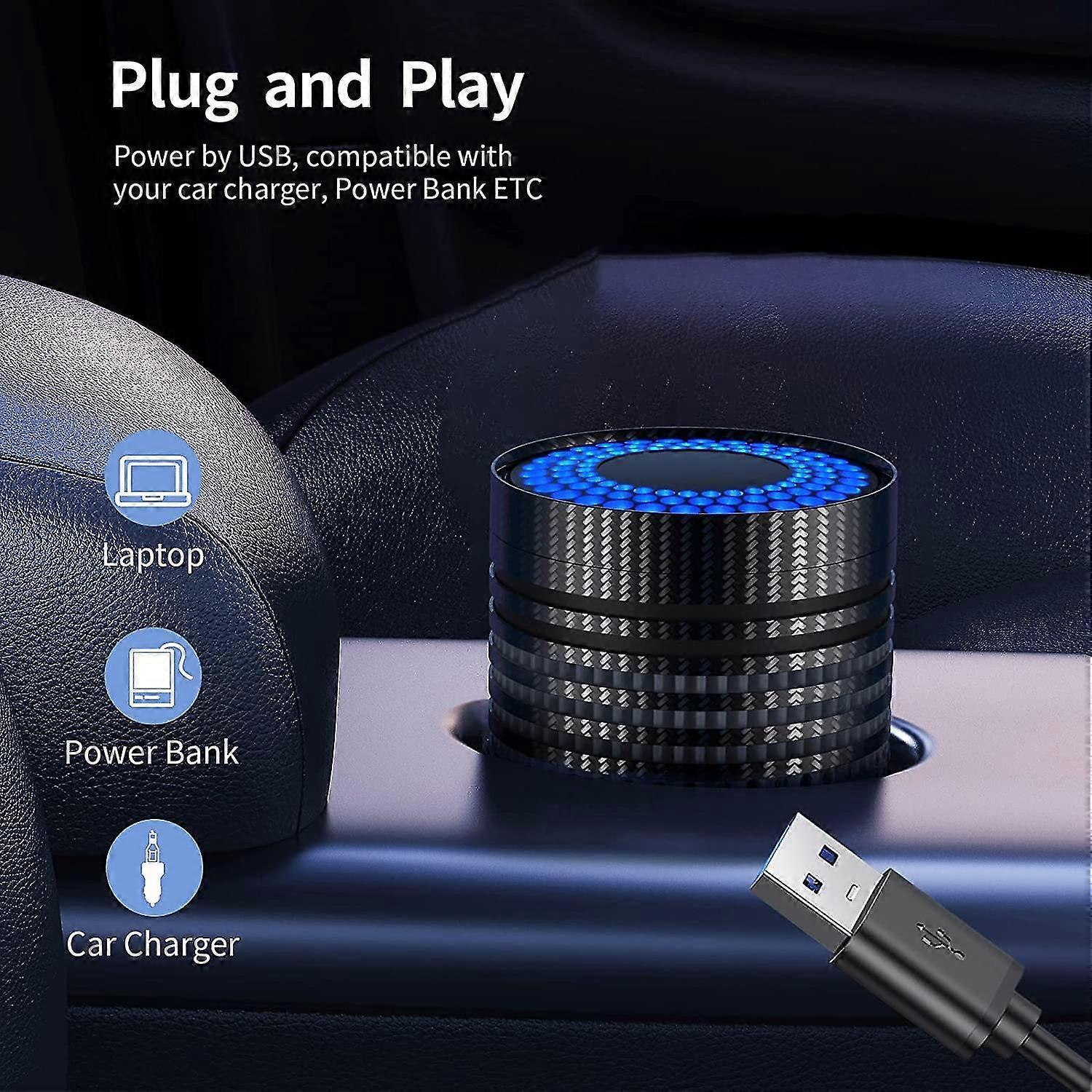 Car Air Purifier for Smoke, Mini Travel Quiet Personal Air Cleaner - Image 3