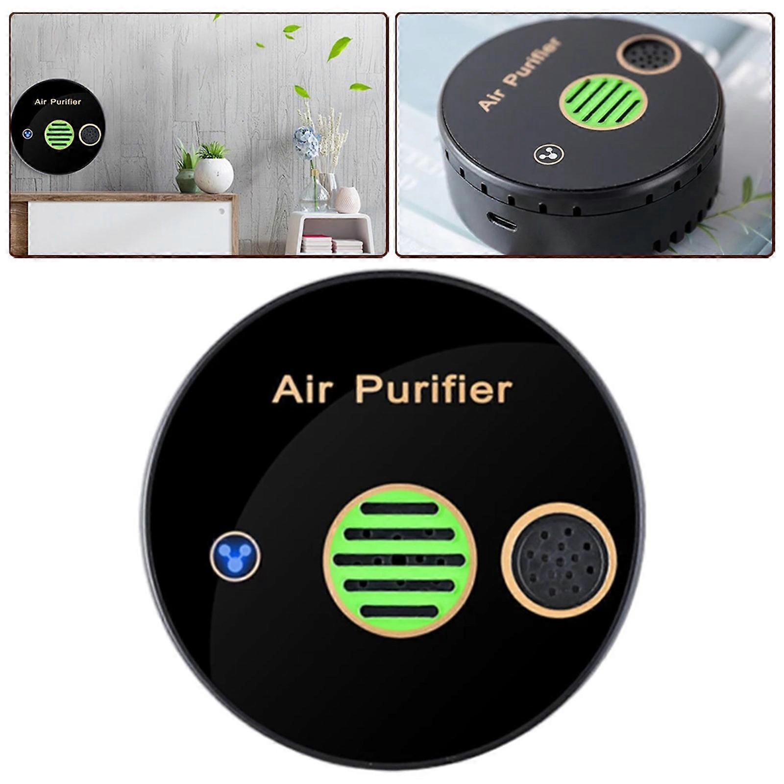USB Desk Air Purifier, Rechargeable Travel Air Cleaner with ABS Texture - Image 2