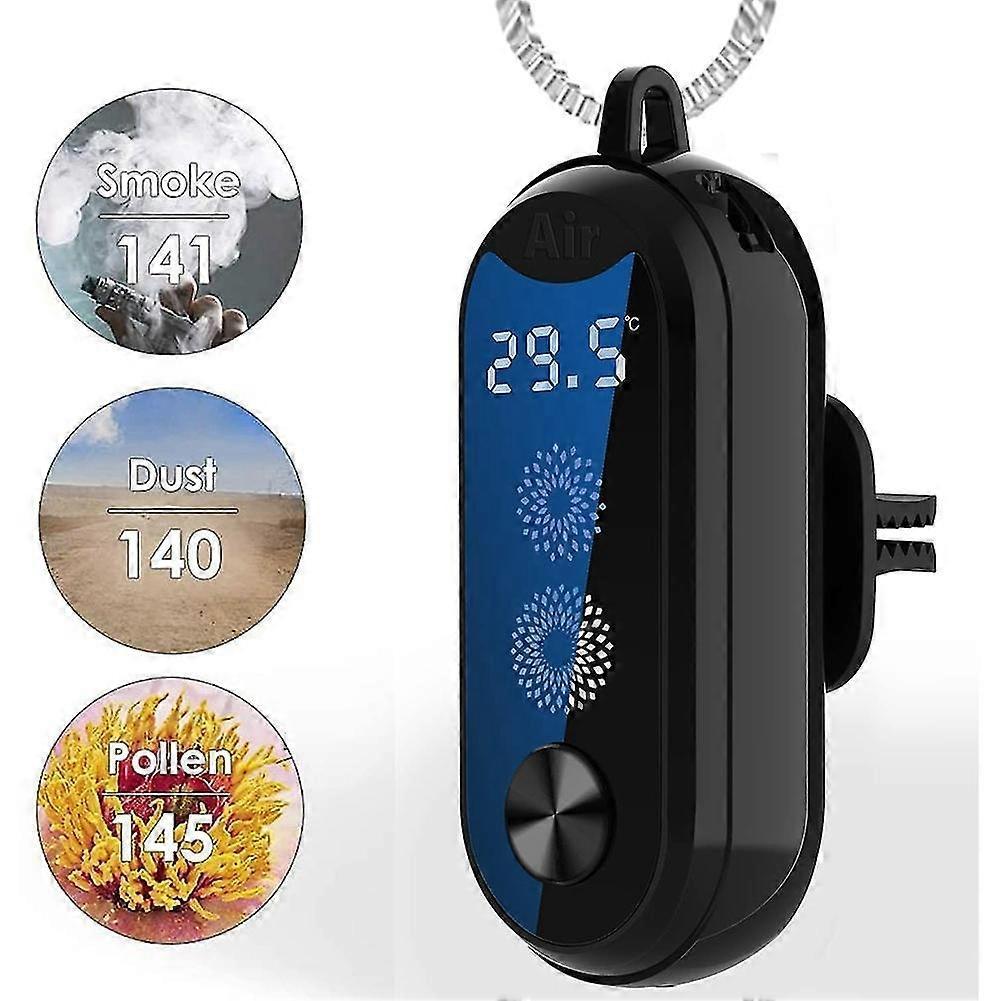 Wearable Personal Air Purifier Necklace, Compact Air Cleaner for Travel - Image 3