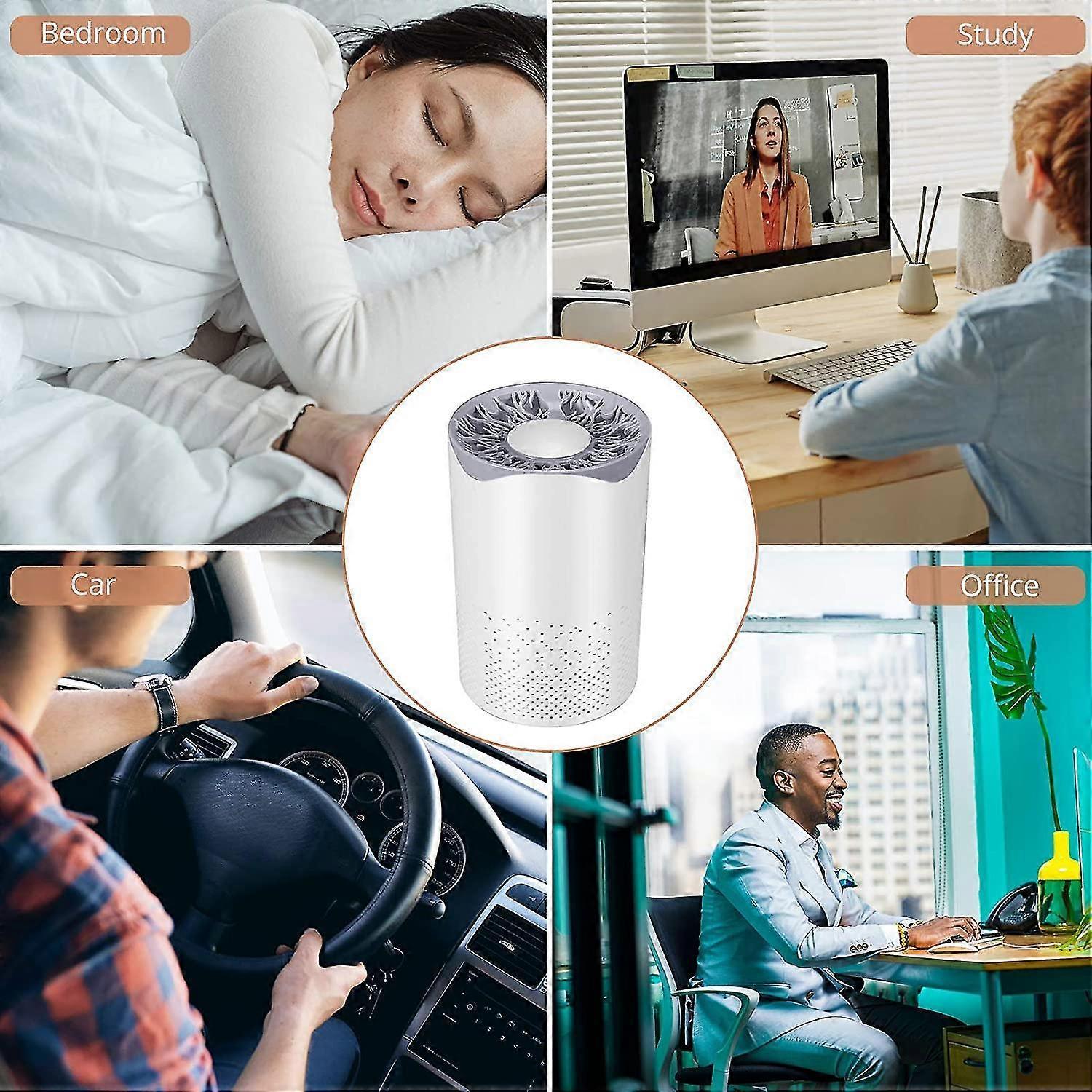 Portable HEPA Air Purifier, Quiet 35dB with 1m USB Cable - Image 5