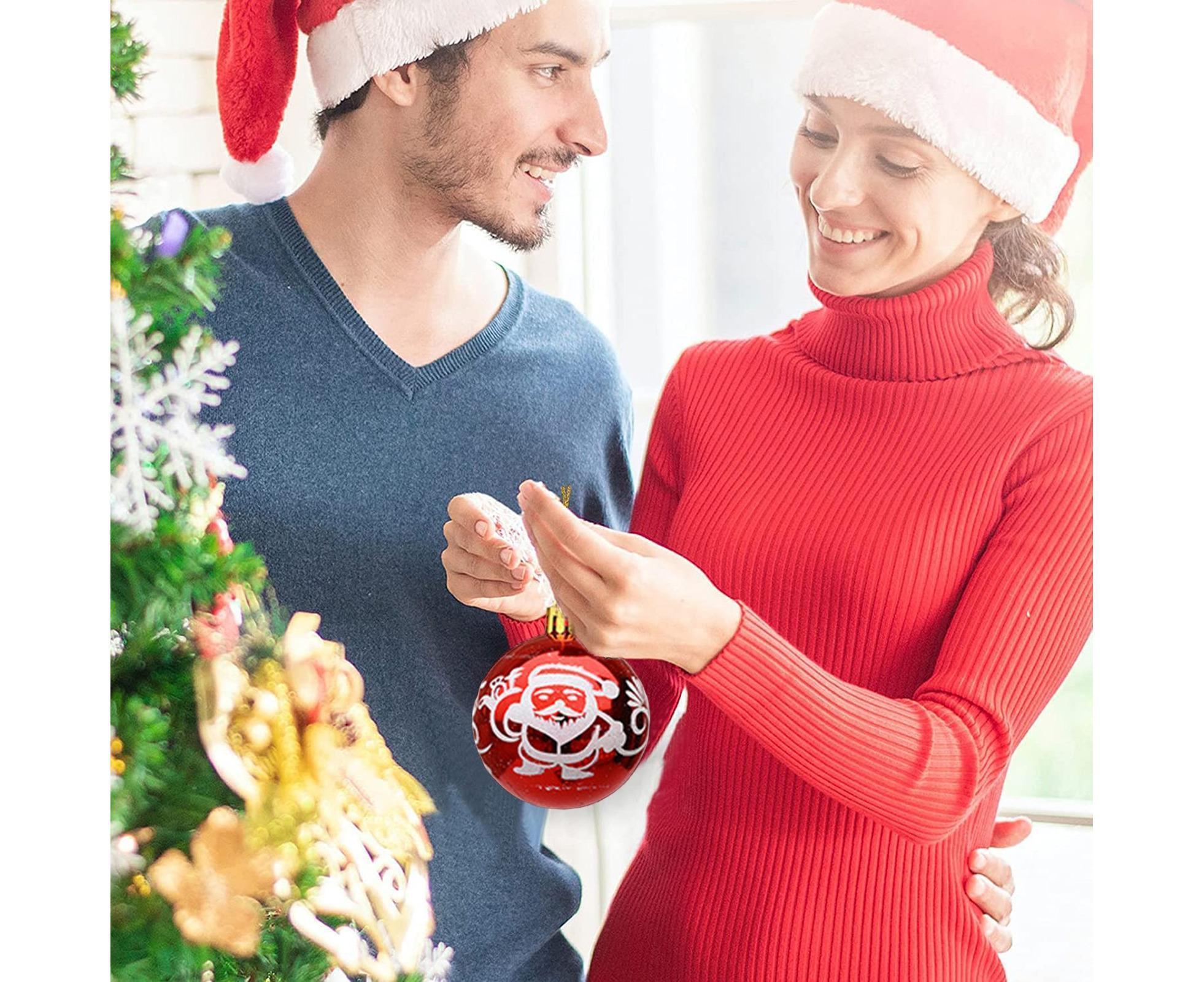 Christmas Ball Pendant for Christmas-Red - Image 5