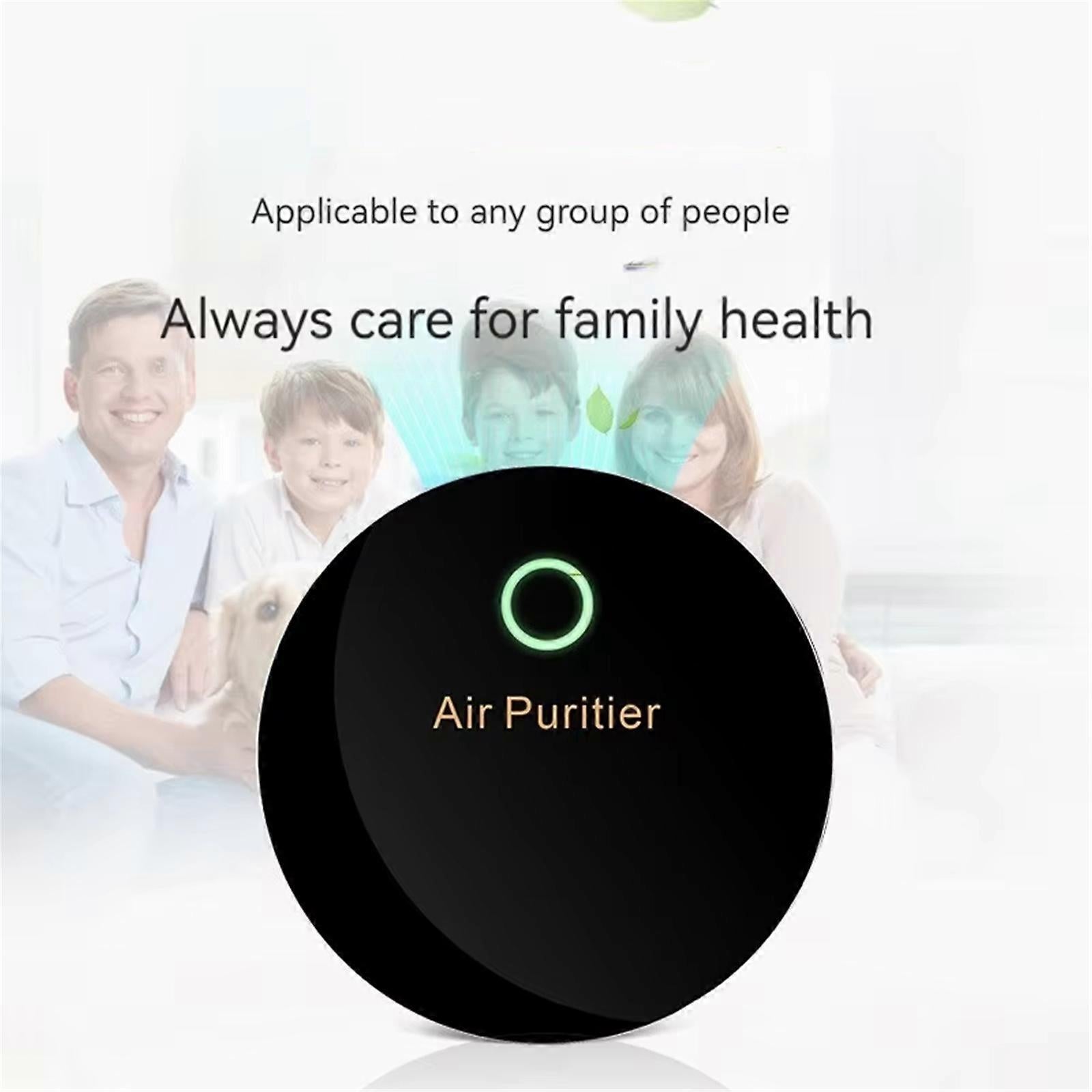 USB Rechargeable Small Air Purifier for Desk & Car, Compact Air Cleaner - Image 4