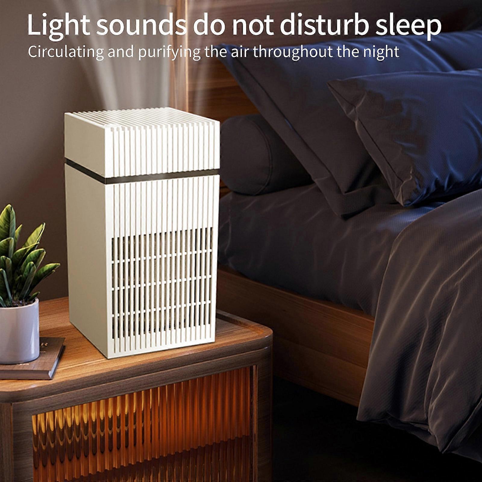Rechargeable Air Purifier for Kitchen & Car, White Compact Air Cleaner - Image 5