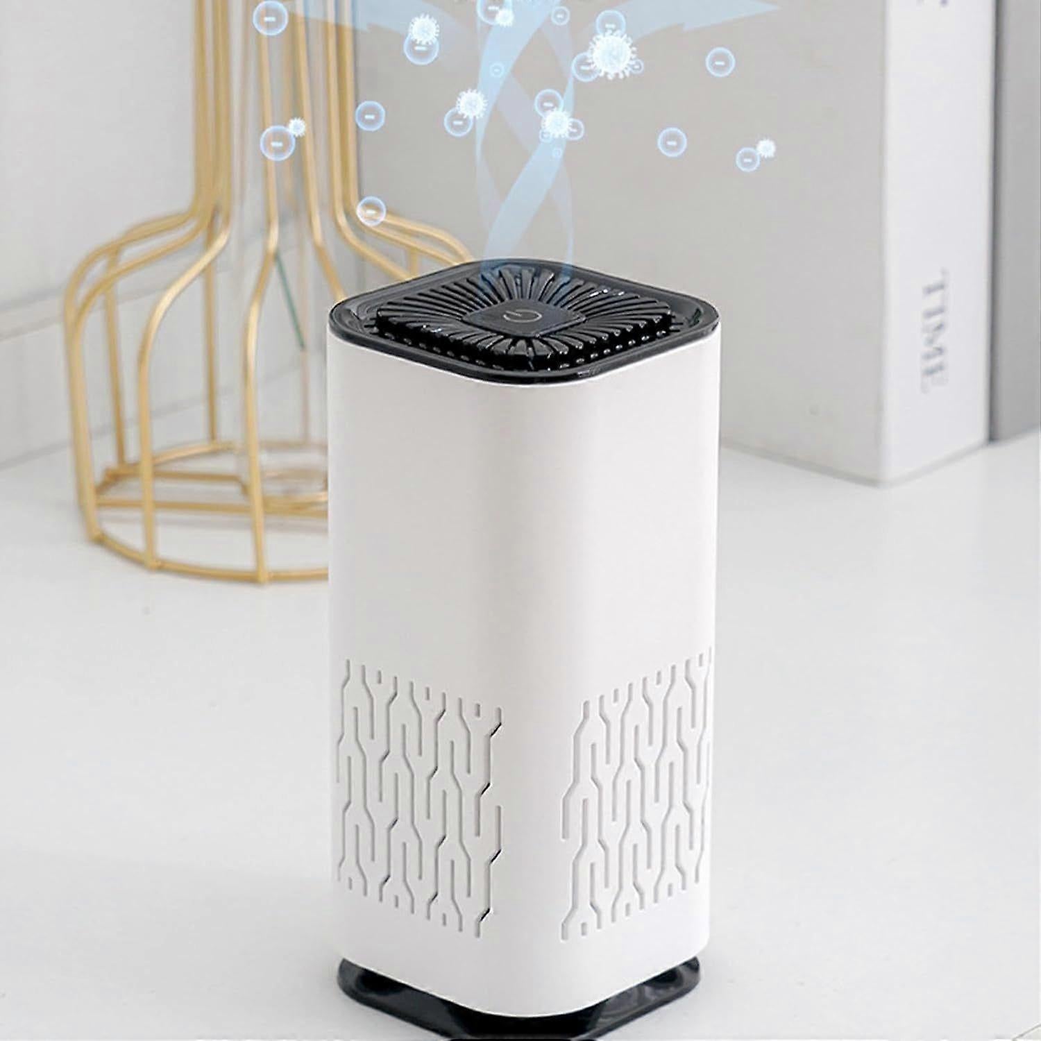 Car Air Purifier Ionizer with Filter | Small Negative Ion Generator for Car Use - Image 2