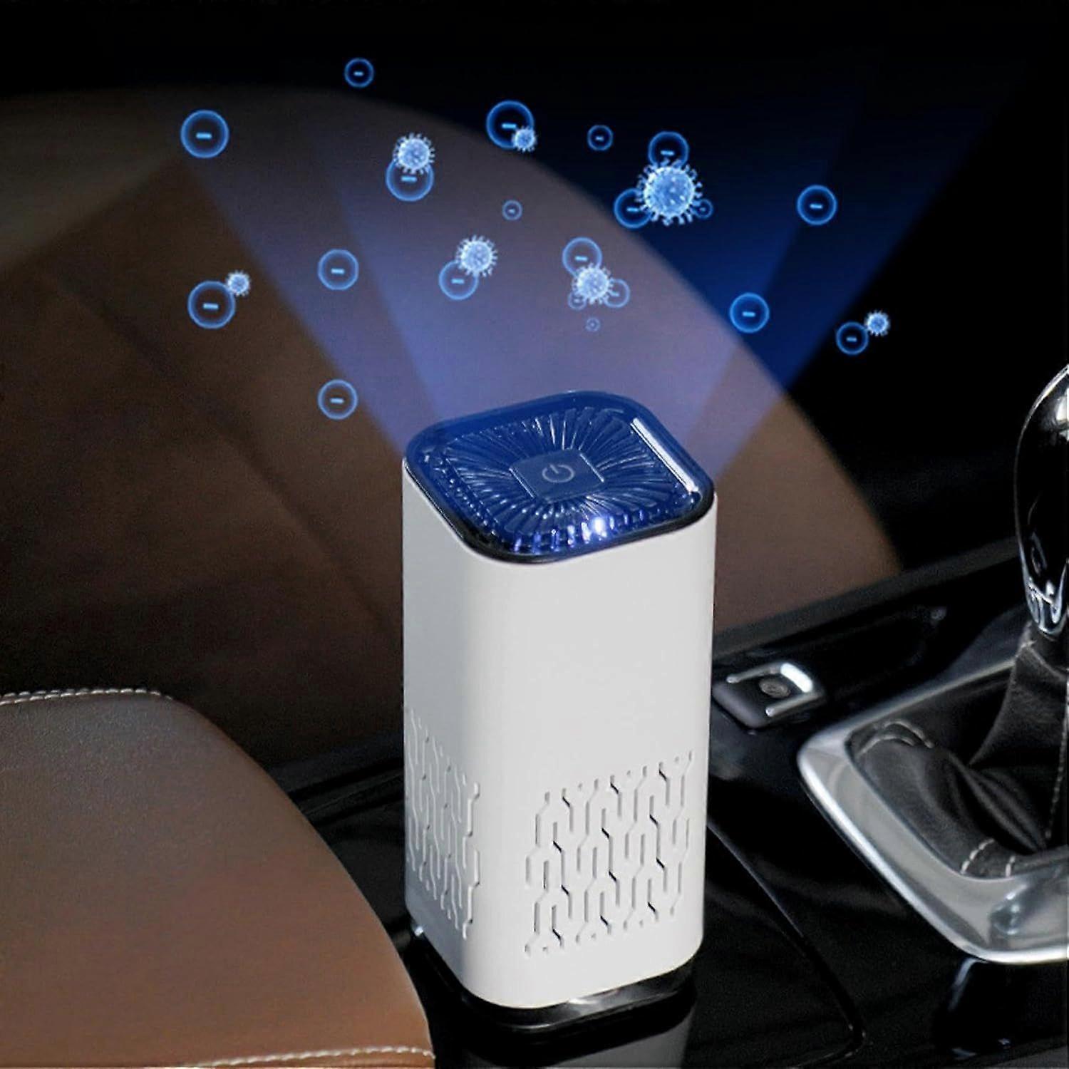 Car Air Purifier Ionizer with Filter | Small Negative Ion Generator for Car Use - Image 3