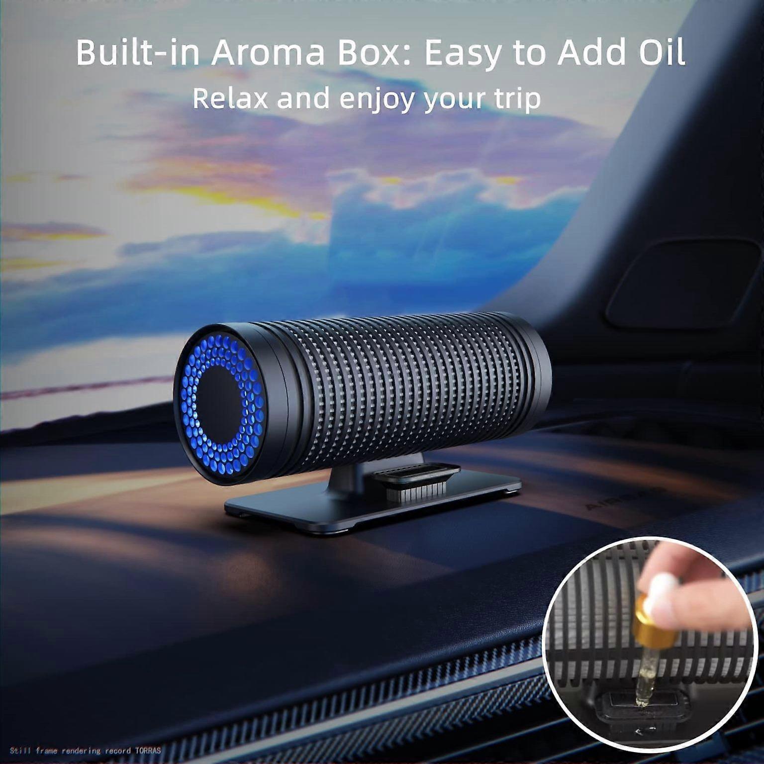 Car Air Purifier with True HEPA Filter - Portable Odor & Smoke Cleaner - Image 3