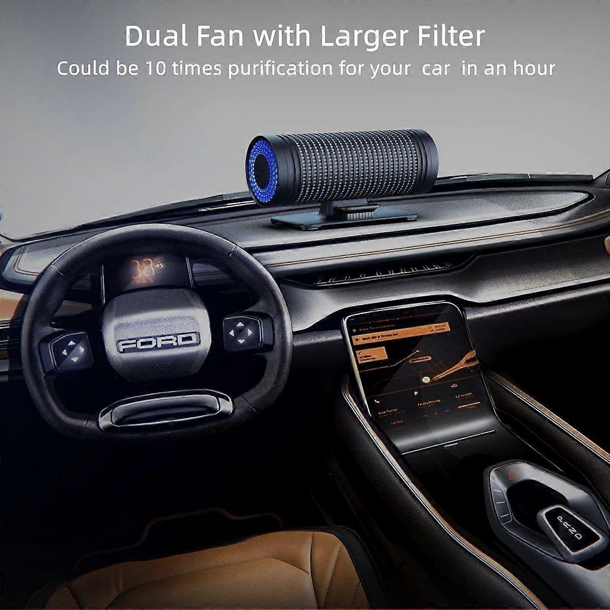 Car Air Purifier with True HEPA Filter - Portable Odor & Smoke Cleaner - Image 5