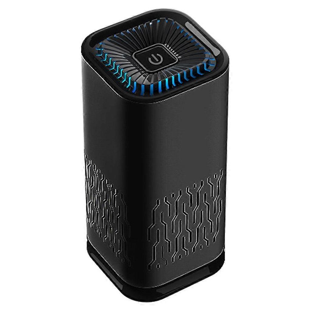 Air Ionizer Purifier for Car, Bedroom or Bathroom - Black Dashboard Unit - Image 1