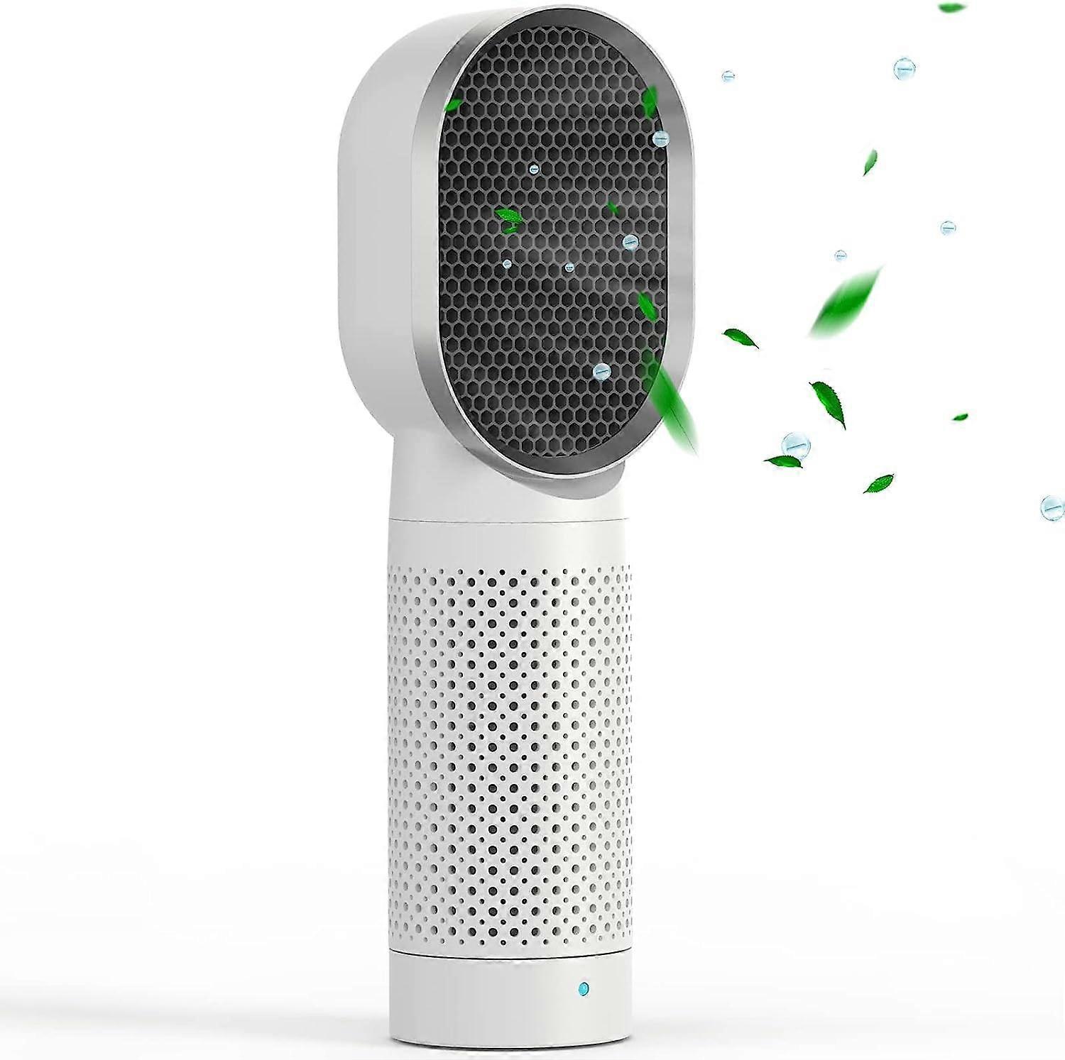 Small Desktop Air Purifier with H13 HEPA Filter - White, For Travel & Bedroom - Image 1