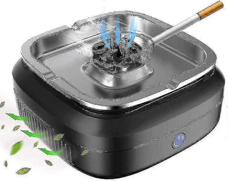 Electric Smokeless Ashtray with 8M Negative Ions Air Purifier for Smoke - Image 1
