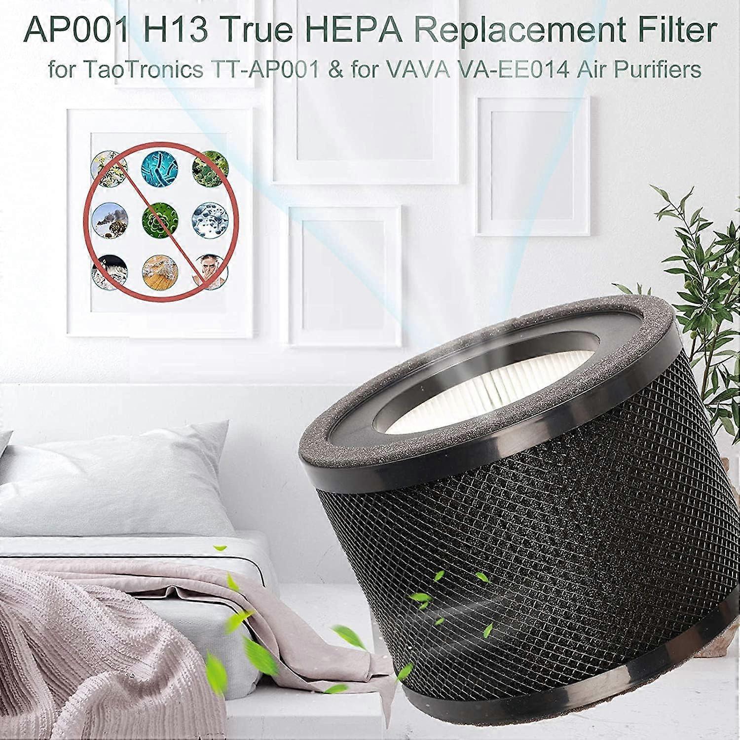 HEPA Filter for AP001/VAEE014 Air Purifier with Activated Carbon Filter - Image 3