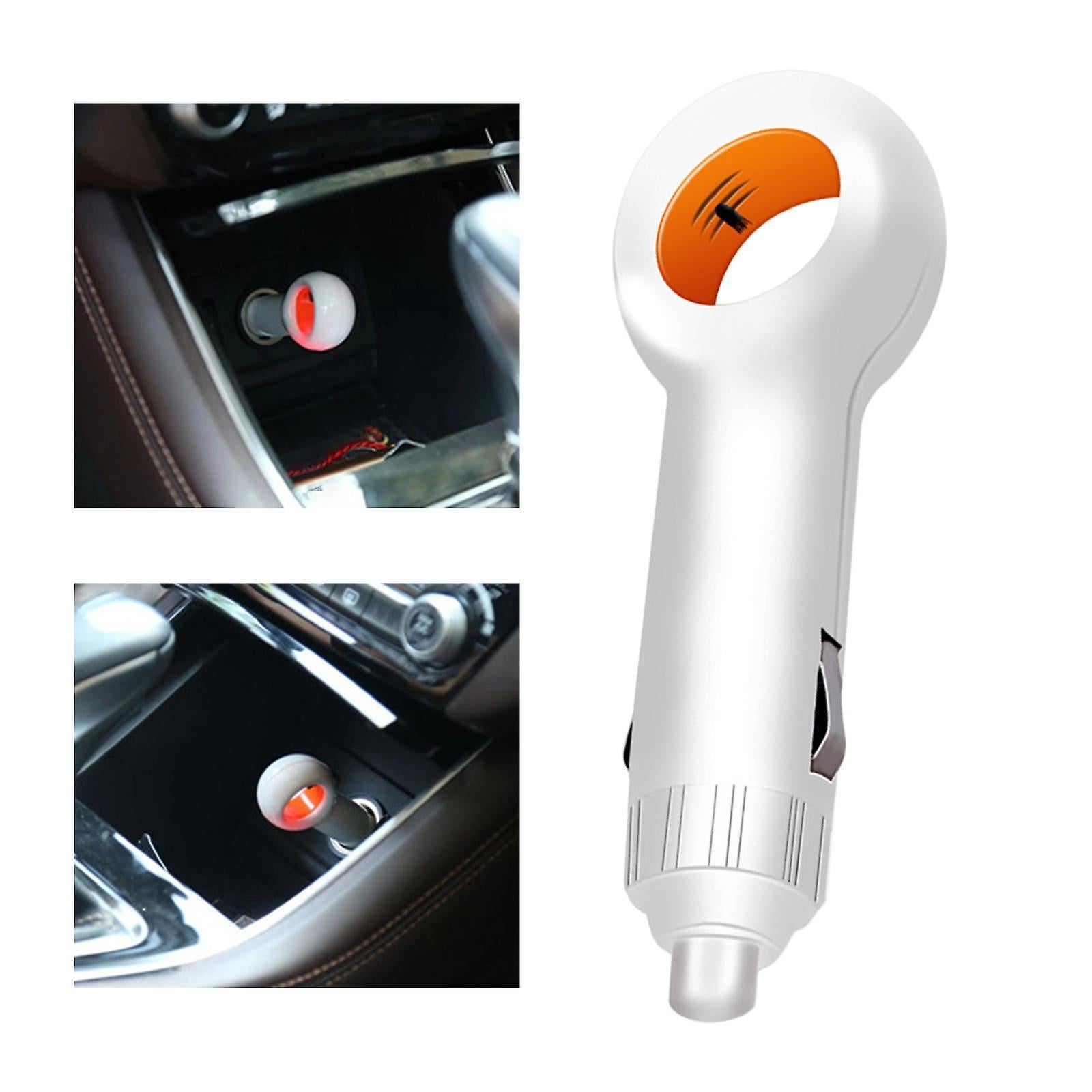Mini Car Air Purifier with Negative Ion Filter - White Vehicle Model - Image 5