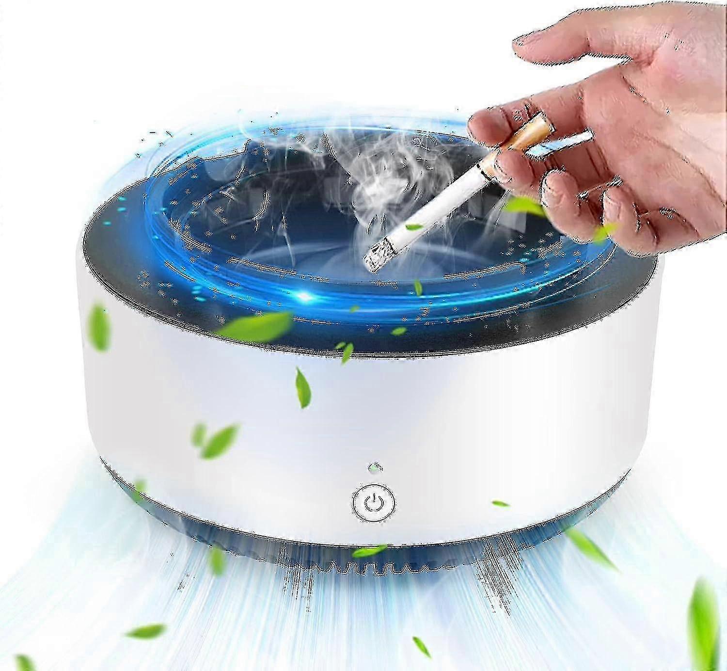 Smokeless Ashtray Air Purifier with Negative Ion for Car & Home Use - Image 1