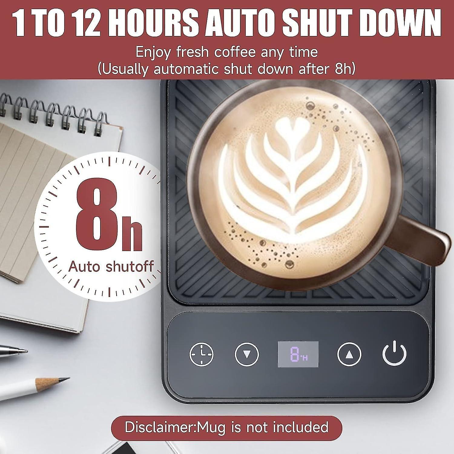 Electric Coffee Mug Warmer with Timer & 6 Temp Settings - Image 3