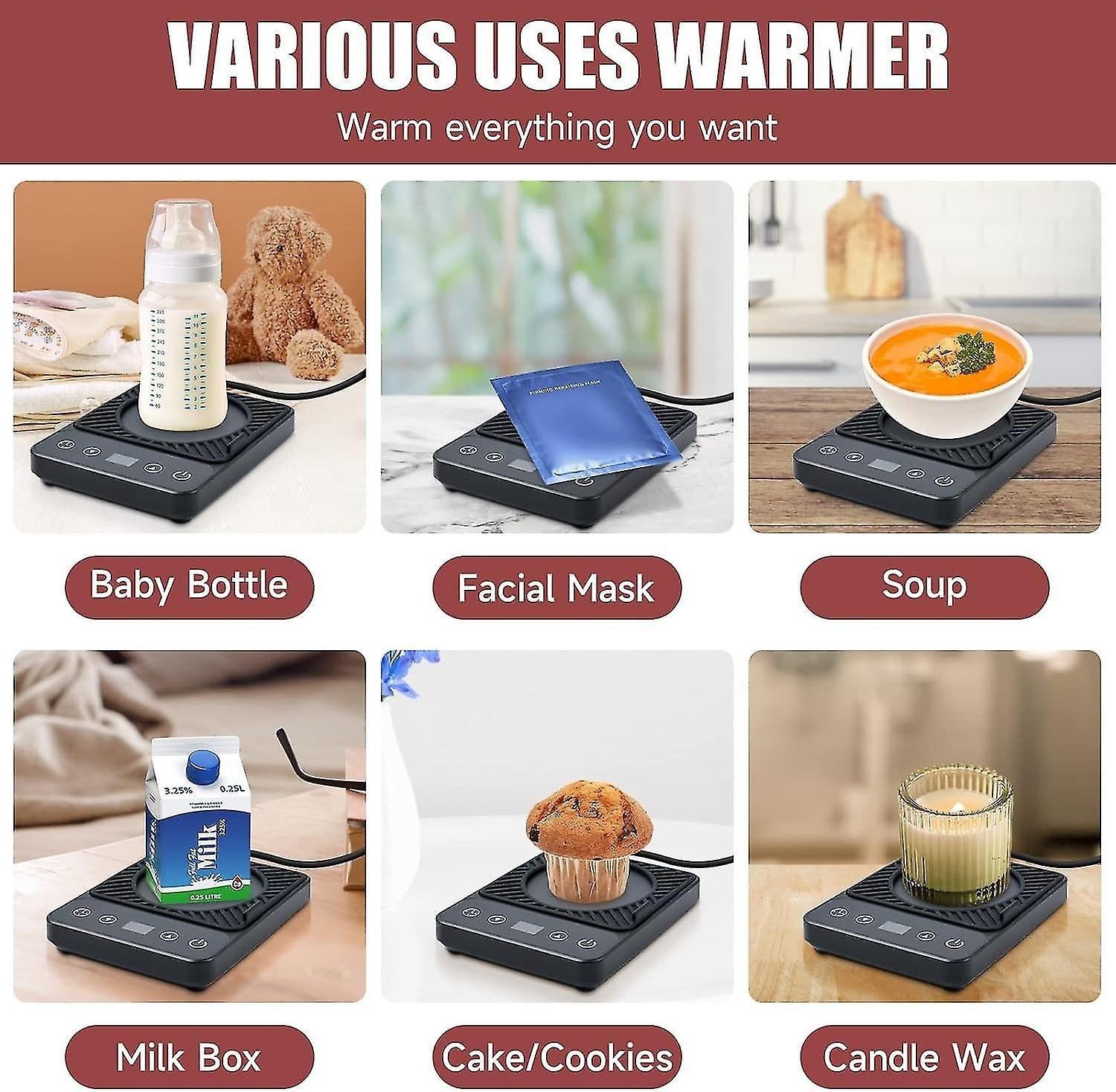 Electric Coffee Mug Warmer with Timer & 6 Temp Settings - Image 4