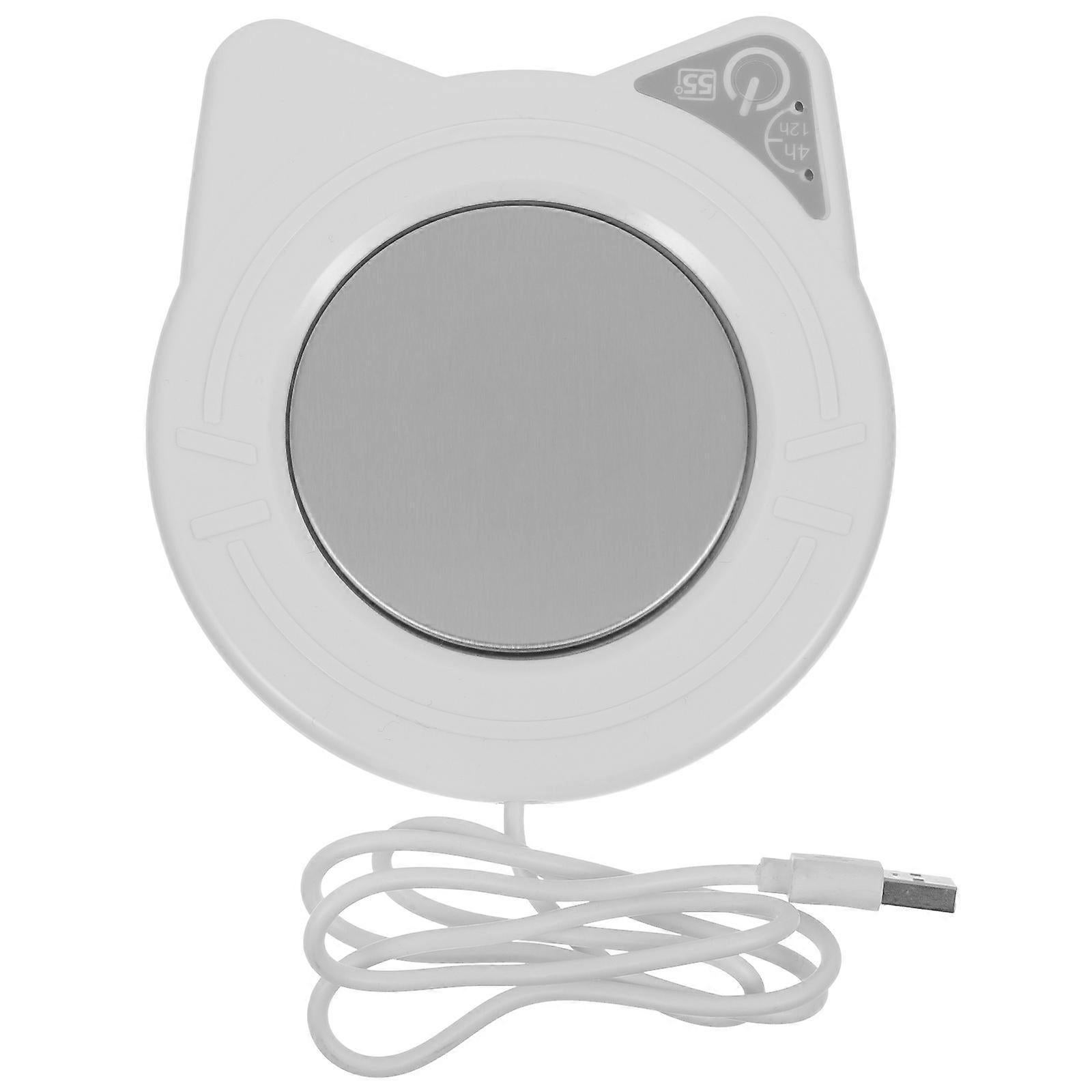 Cordless USB Coffee Mug Warmer & Candle Wax Heating Coaster - Image 1
