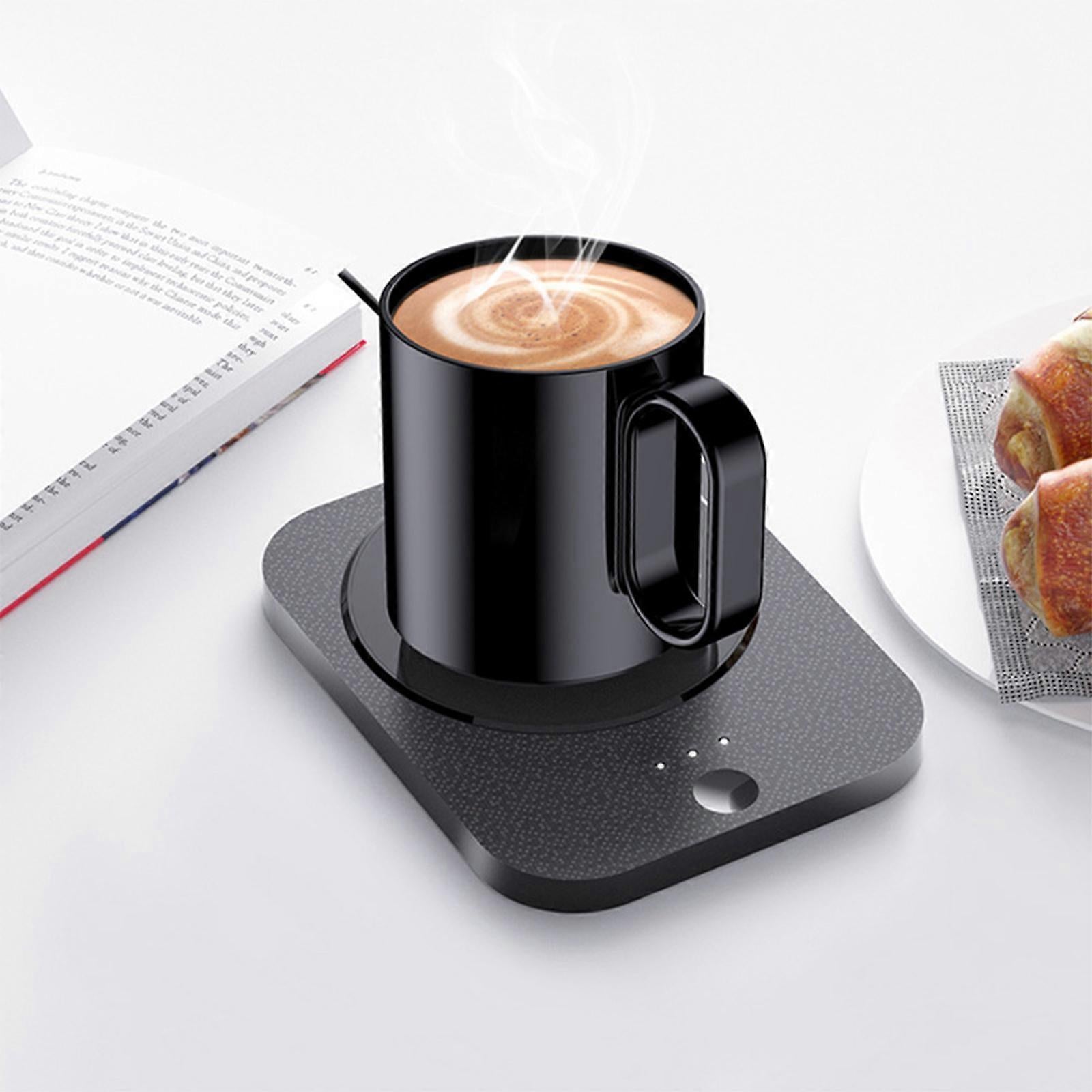 White Electric Coffee Mug Warmer, 55degree Constant Temp Cup Warmer - Image 2