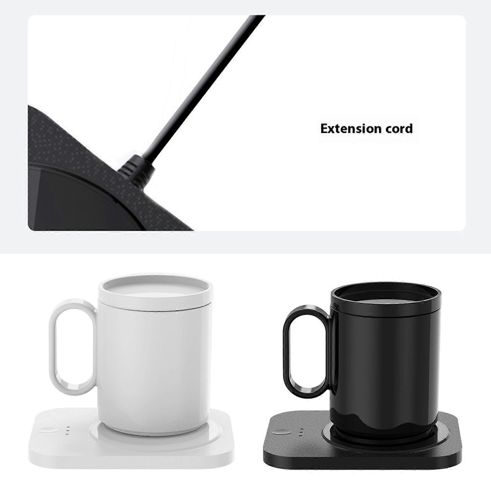 White Electric Coffee Mug Warmer, 55degree Constant Temp Cup Warmer - Image 4