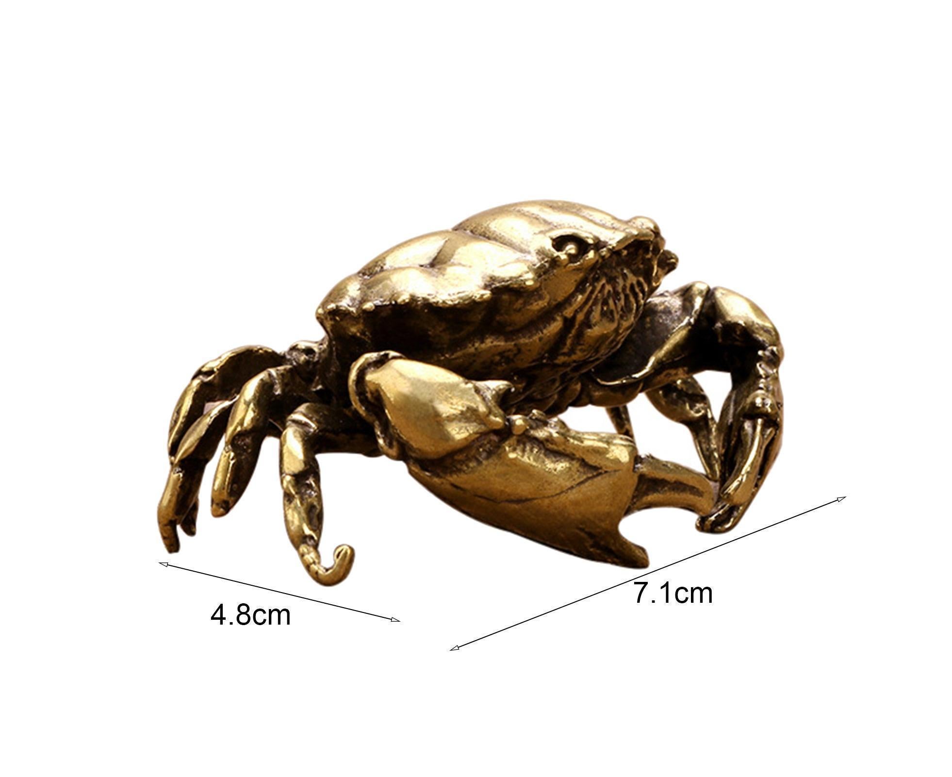 Brass Crab Statue for Gift-Brass Color - Image 6