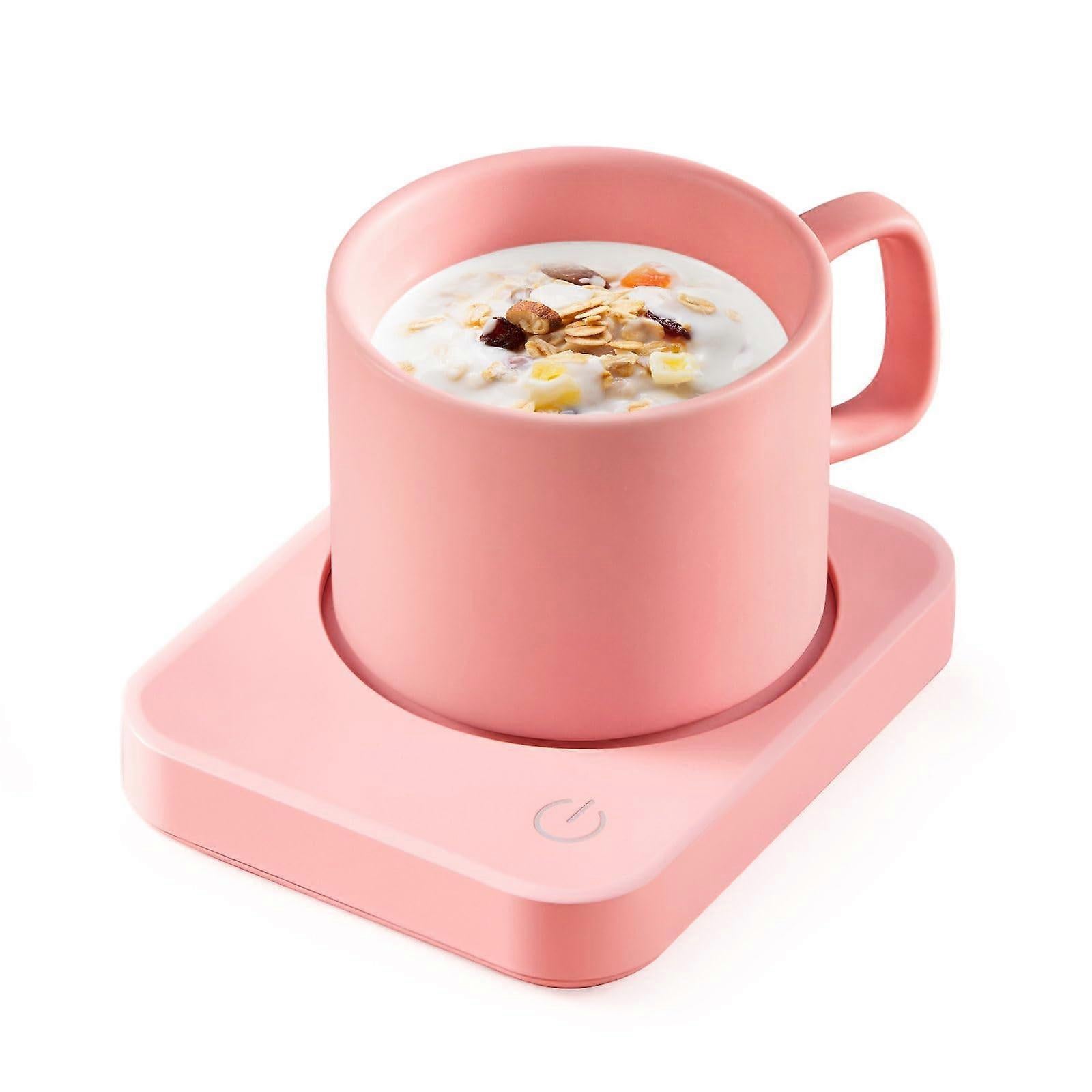 Pink Coffee Mug Warmer Set for Office Supplies - Image 1