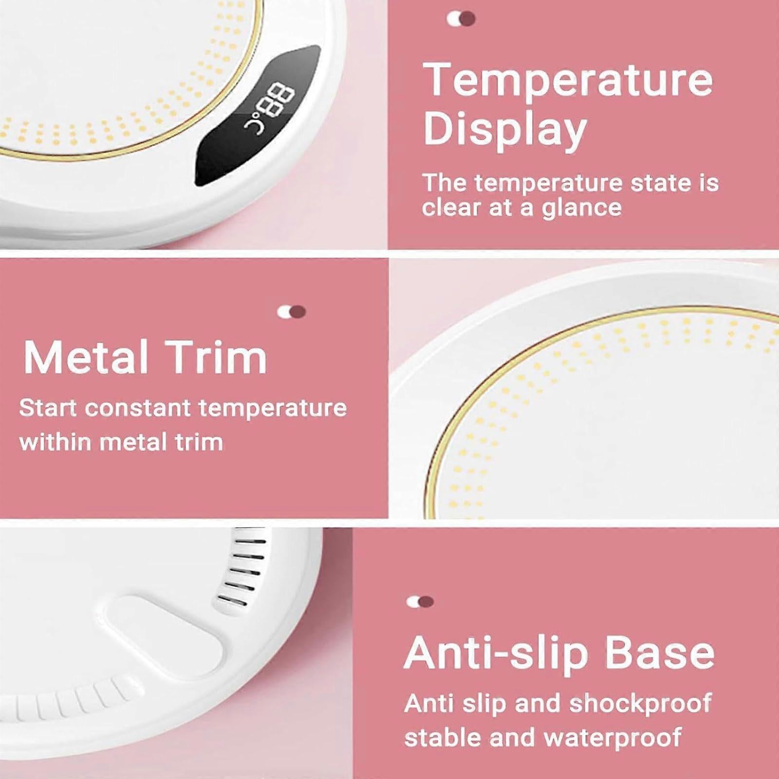 Coffee Mug Warmer with Auto Shut Off, 3 Temp Settings - Image 5