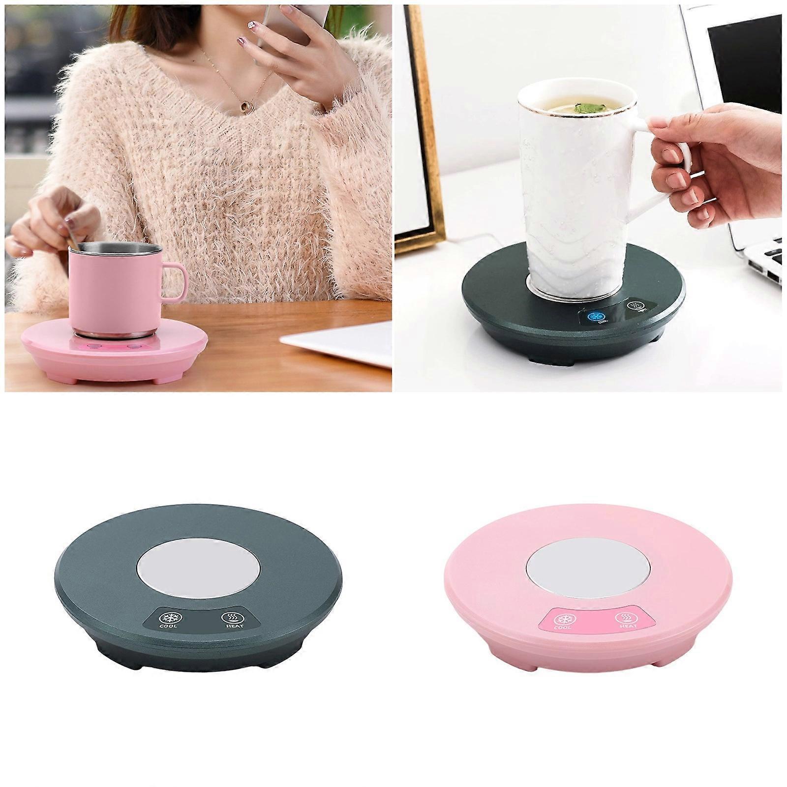 Green Coffee Mug Warmer 55degree for Desk or Home Use - Image 2