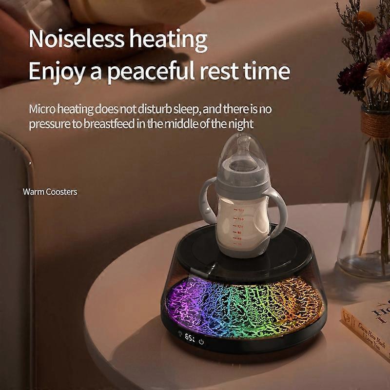Coffee Mug Warmer, 4 Temp Settings, Simulated Volcano Design - Image 3