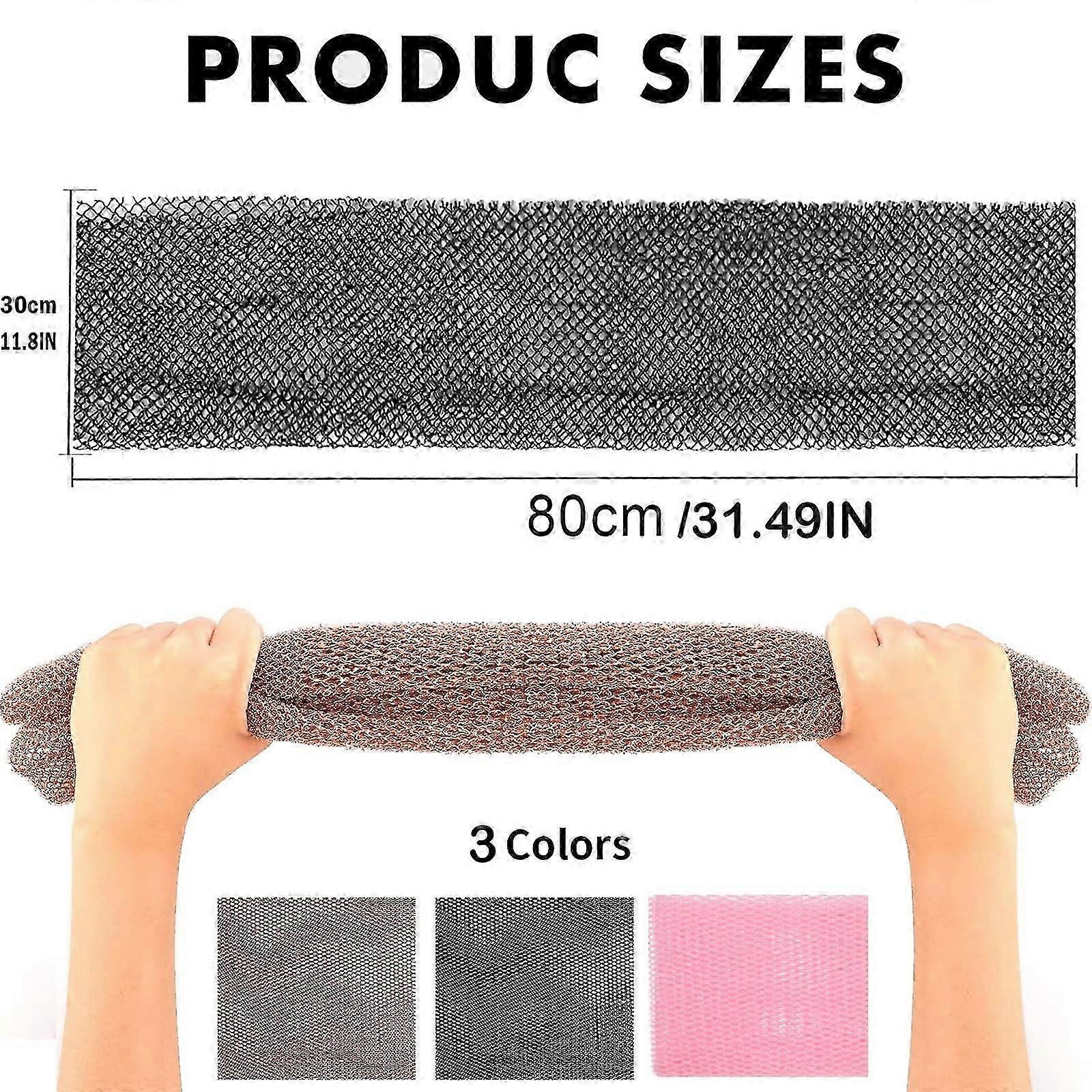 3pcs African Net Sponge, Bath Body Scrubber, Exfoliating Net - Image 2