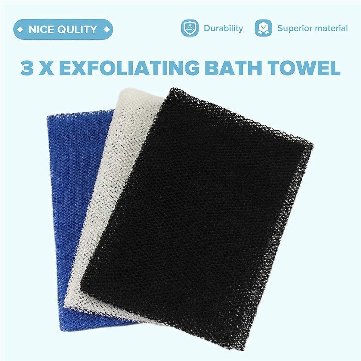 3pcs African Long Net Sponge, Exfoliating Shower Body Scrubber - Image 4