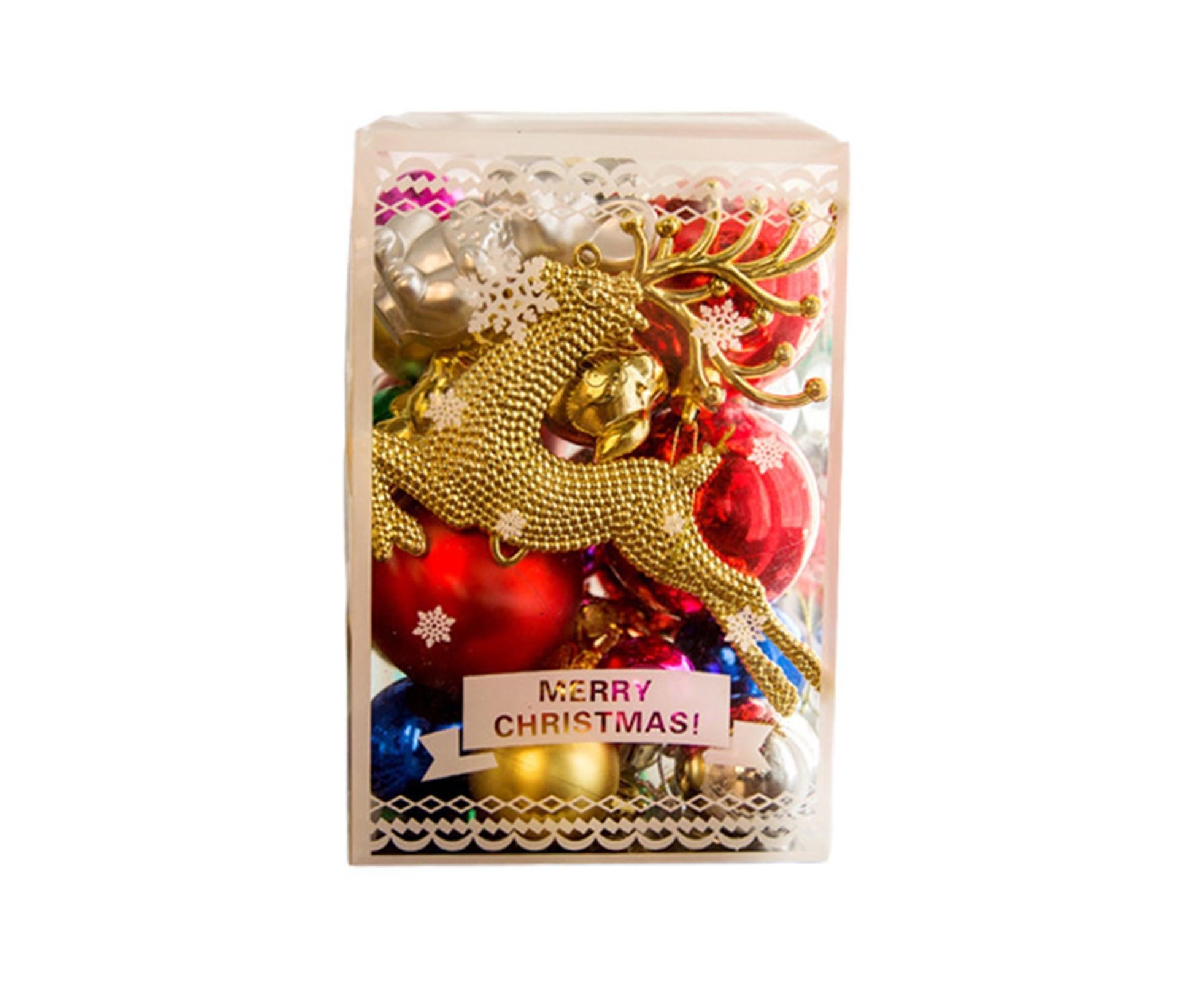 30Pcs Xmas Tree Balls Party Supplies-Multicolor - Image 1