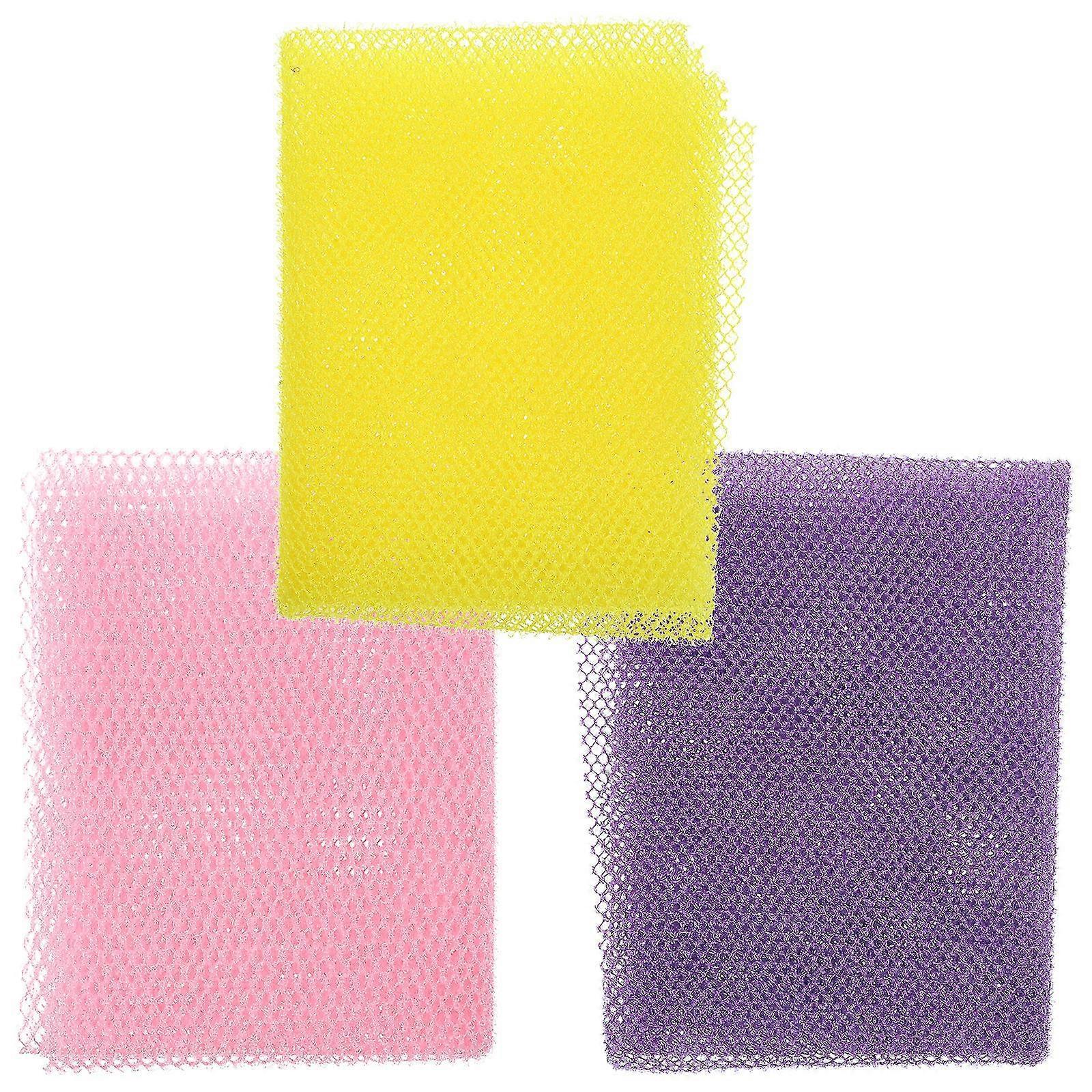 3pcs African Exfoliating Net, Body Scrubber Bath Sponge - Image 1