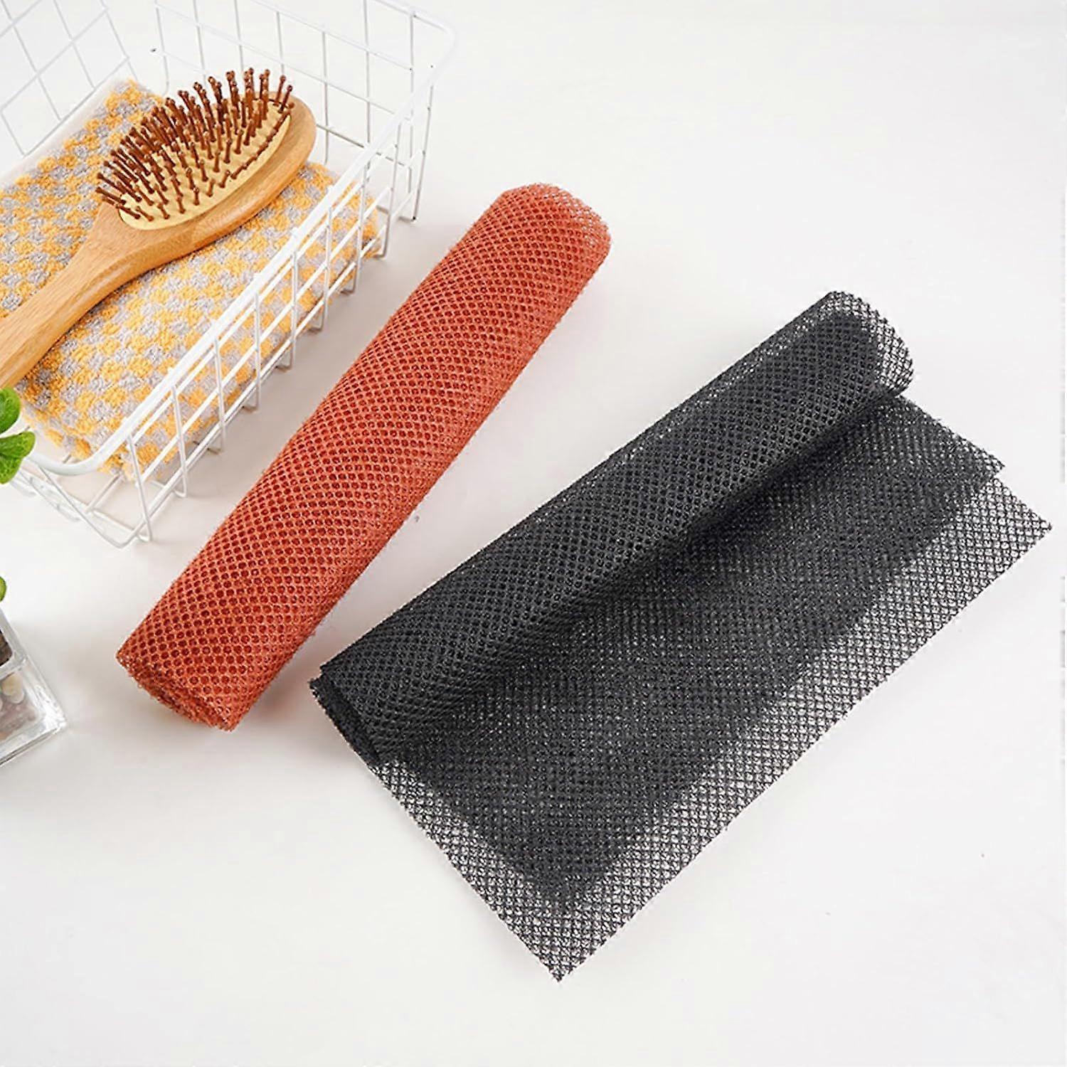 6pcs African Long Net Sponge, Exfoliating Shower Body Back Scrubber - Image 3