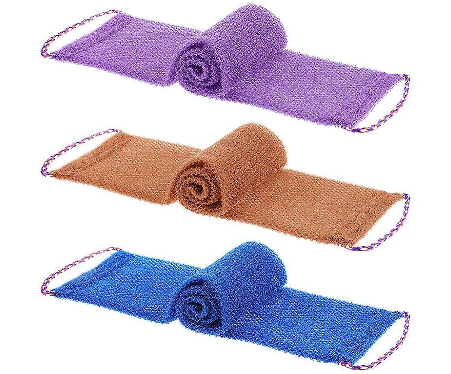 3pcs African Body Exfoliating Net Sponge, Shower Body Scrubber - Image 1
