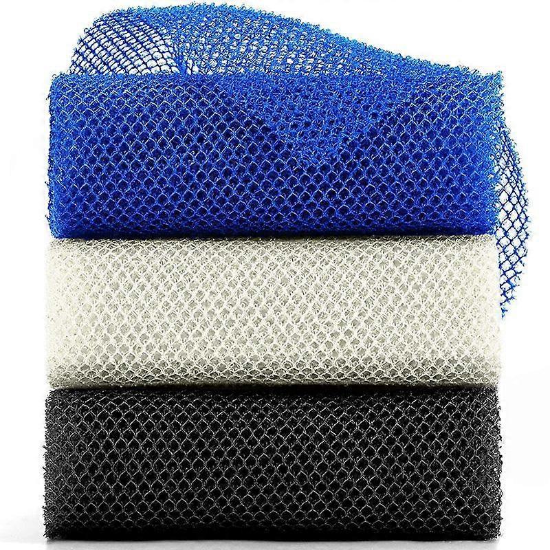 3pcs African Exfoliating Net Sponge, Body Scrub Rags for Daily Use - Image 1