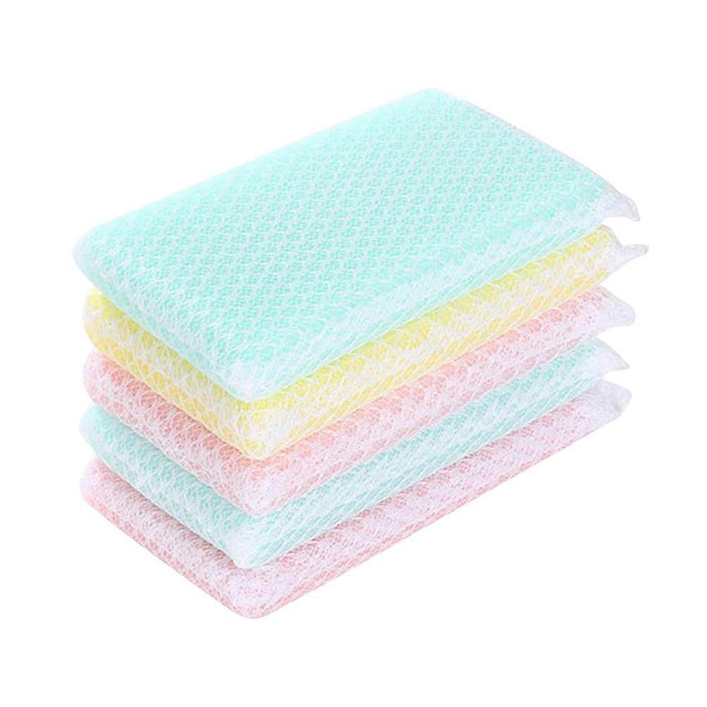 5pcs Kitchen Cleaning Sponge for Dish, Cup, Bowl - Random Color - Image 1