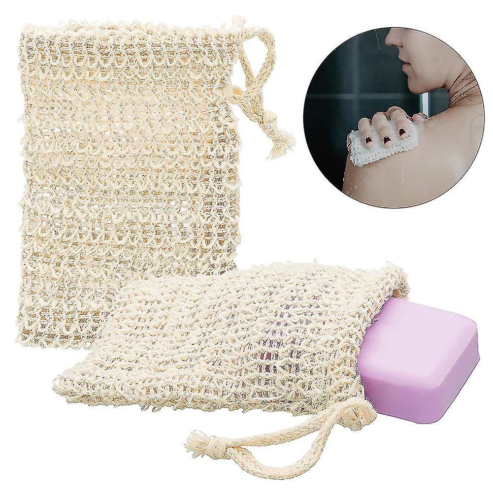 Shower Exfoliator Soap Saver Bag, Sponge Mesh Bubble Pouch - Image 2