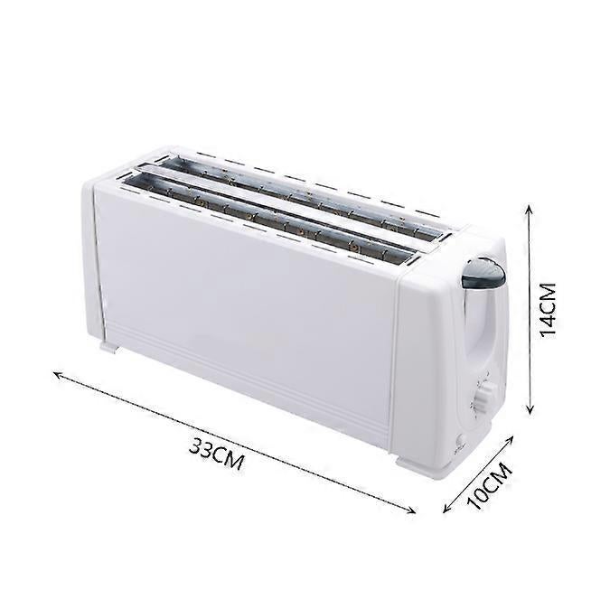 Multifunctional 4-Slice Breakfast Toaster - White - Image 3