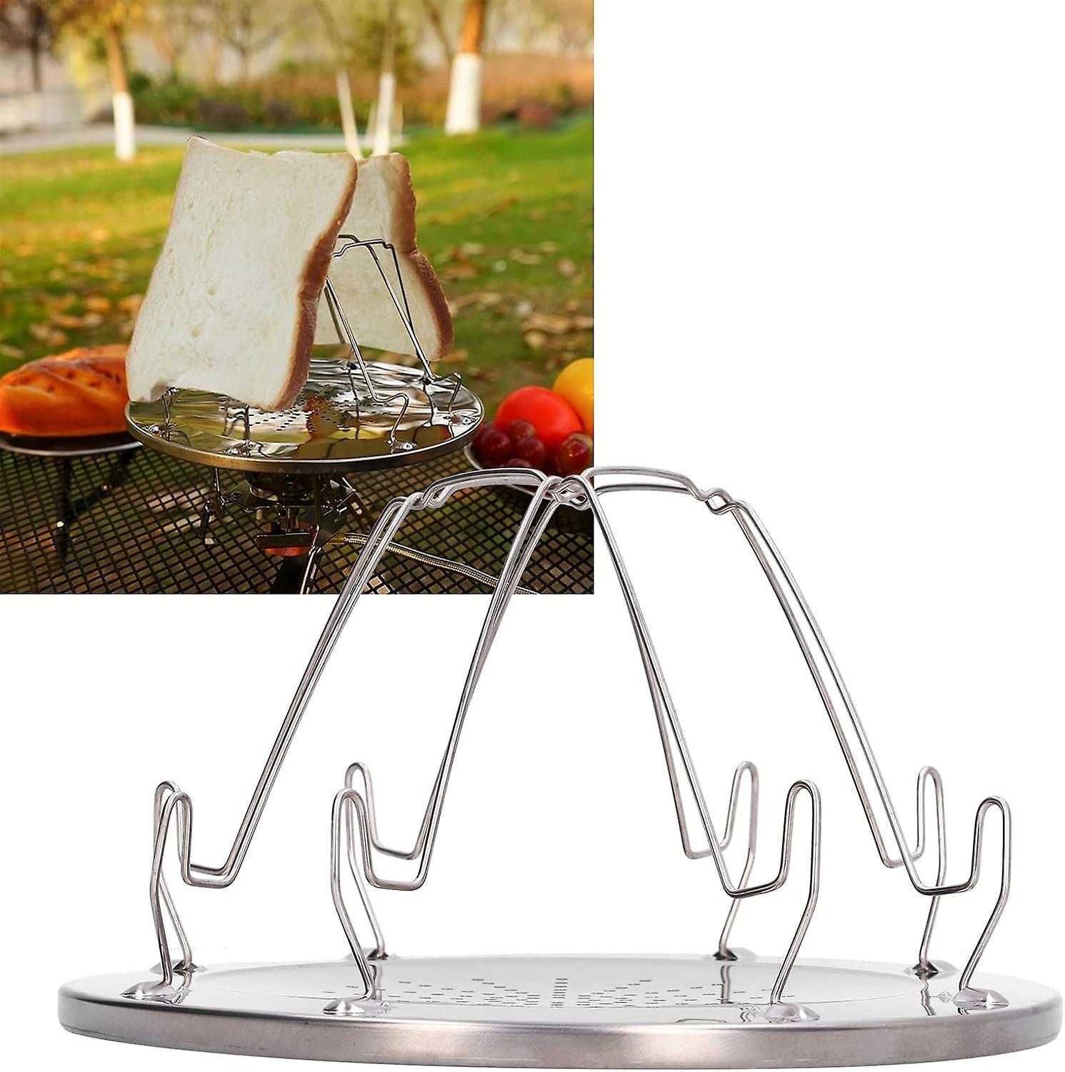 Folding Stainless Steel Camping Stove Toaster Rack - Image 3