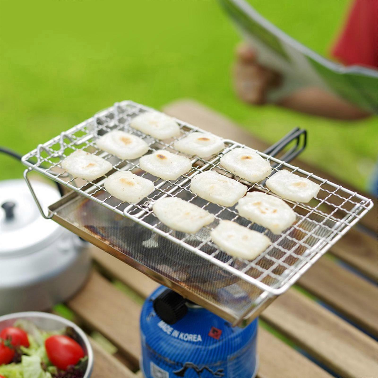 Adjustable Height Folding Bread Toaster Grill Rack - Image 4