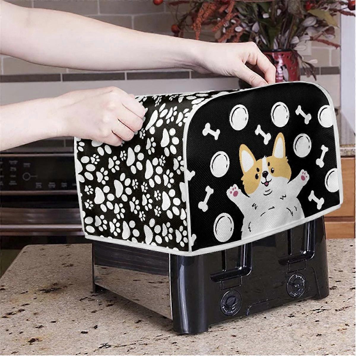 2-Slice Bread Toaster Oven Dust Cover Bread Pattern - Image 3