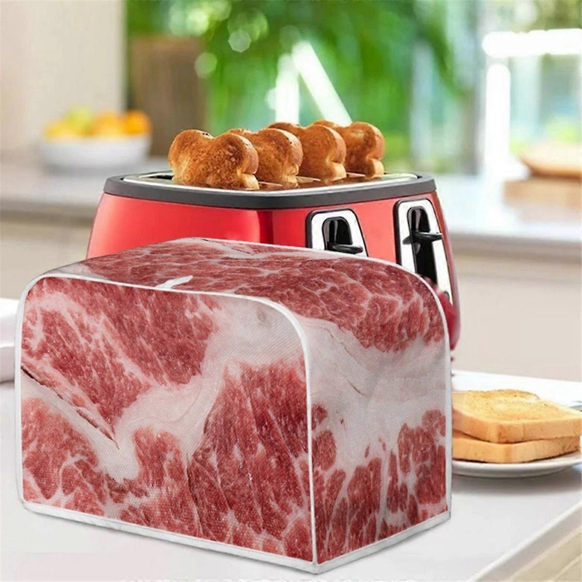 2-Slice Bread Toaster Oven Dust Cover Car Pattern - Image 5