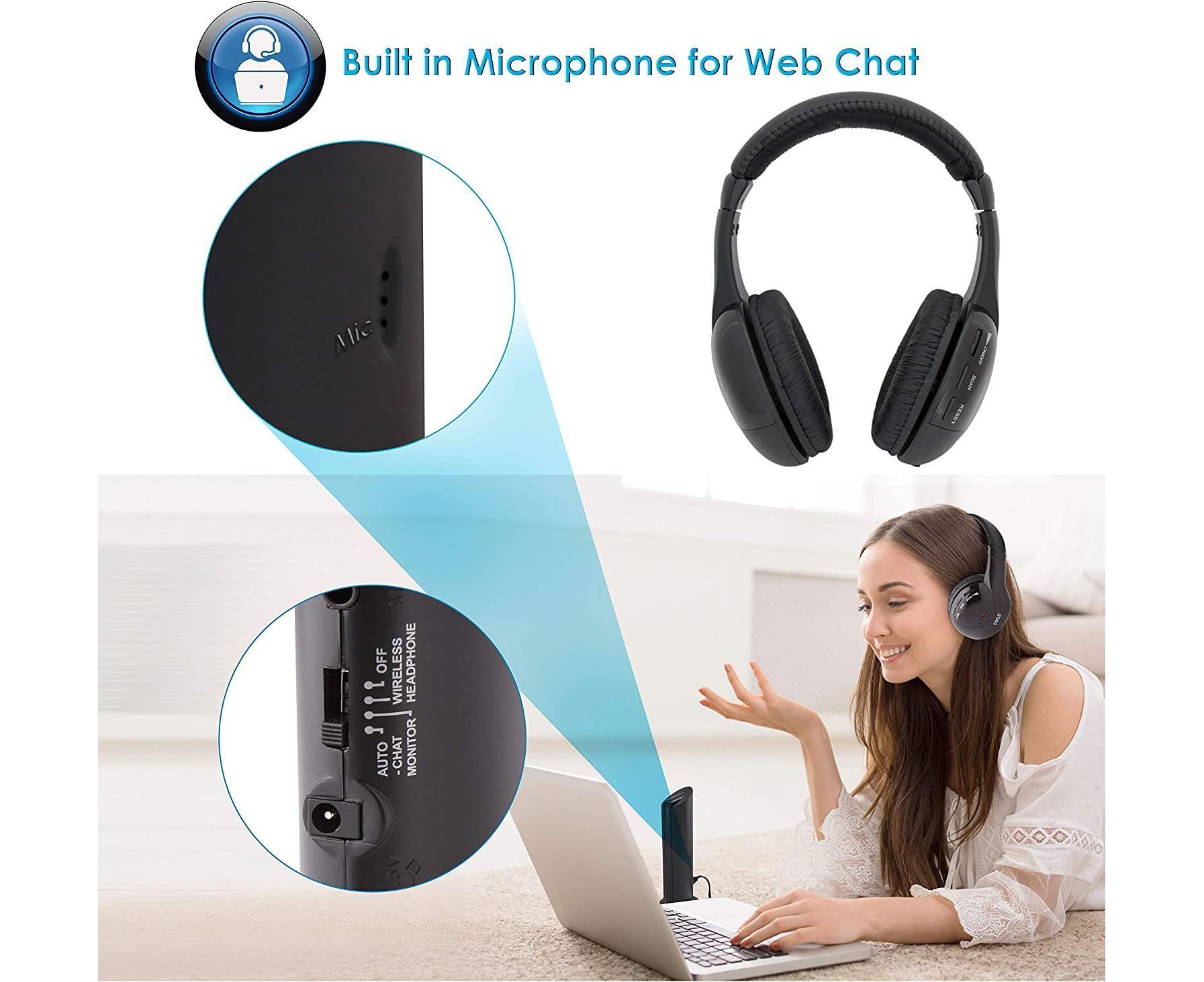 Stereo Wireless Over-Ear Headphones High Fidelity Headset - Image 4