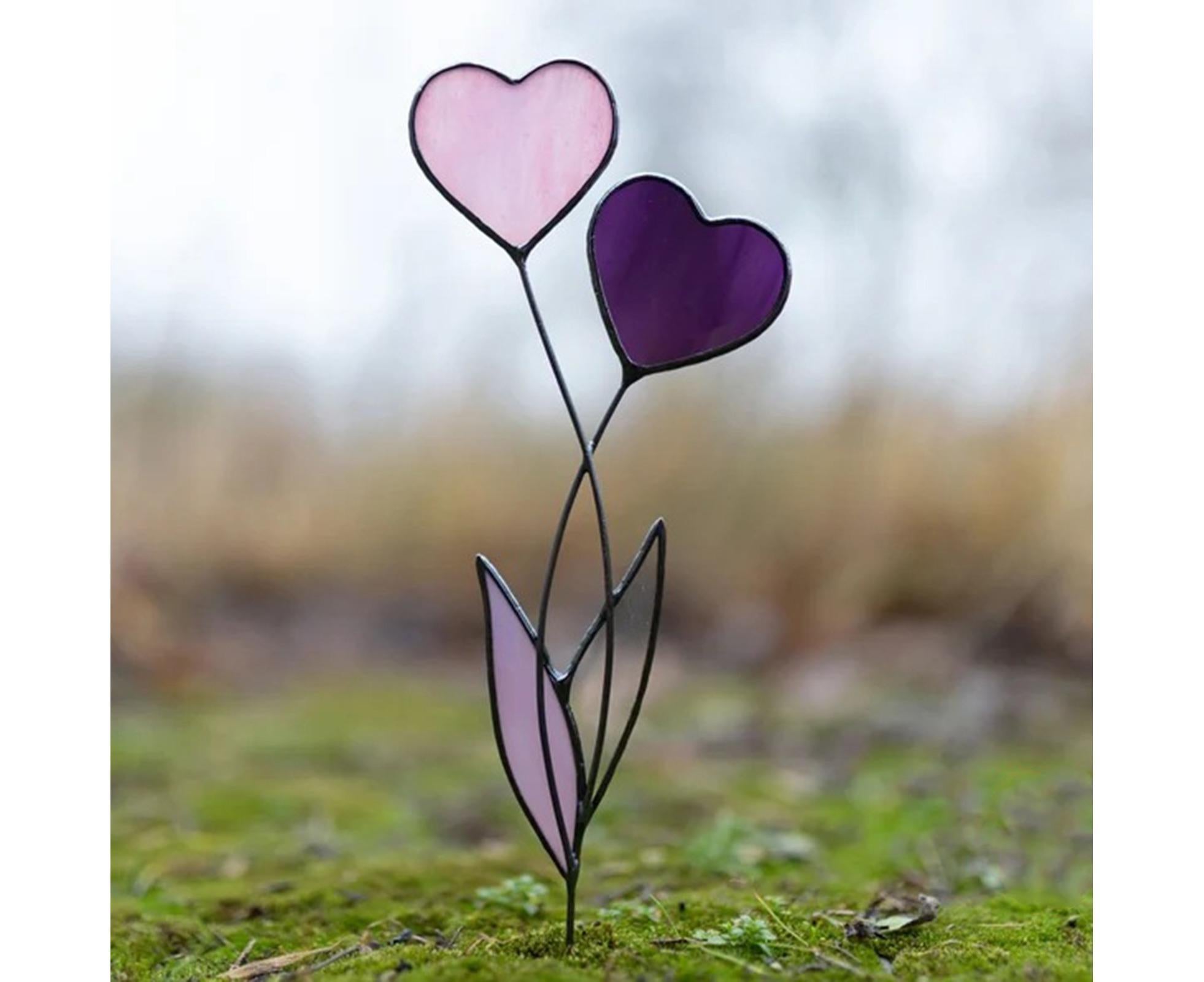 Acrylic Valentines Day Gift Ornaments-Purple - Image 4